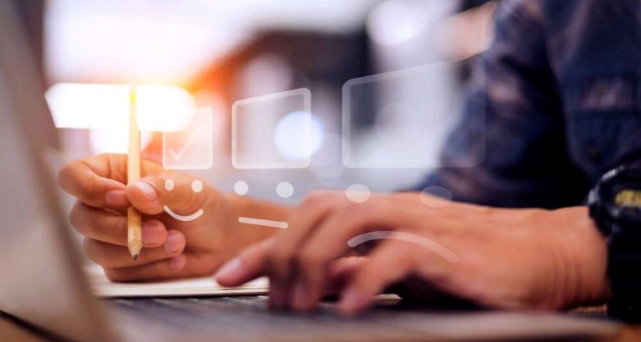 Reviews Happy, Sad and Indifferent Face