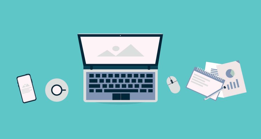 A laptop looking at Google Search Console