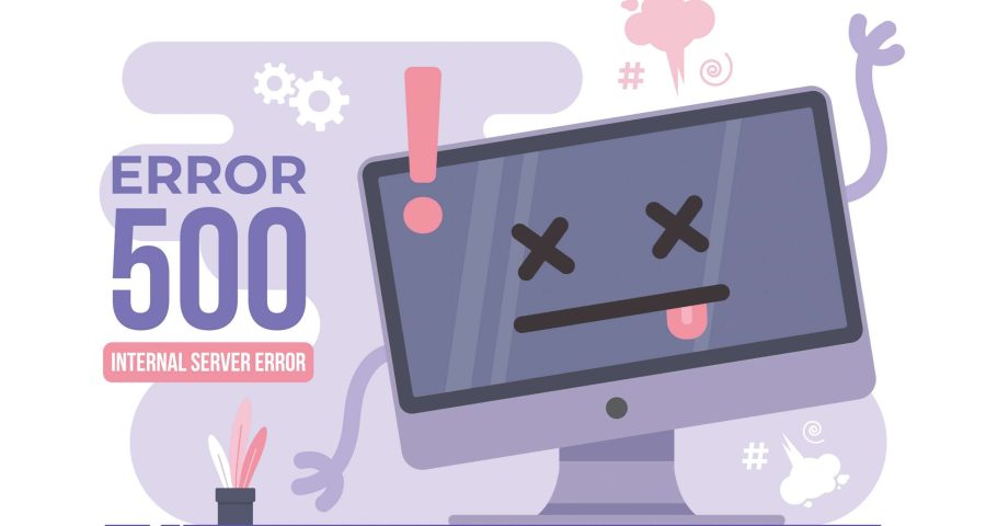 An,Illustration,Of,Error,500.,Modern,Flat,Design,Concept,Of
