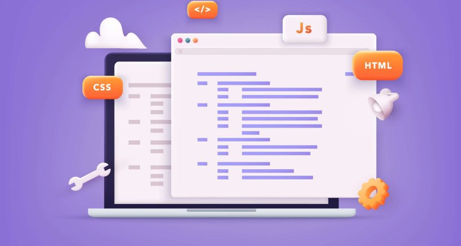 Website,Programming,And,Coding.,Web,Development,And,Coding.,3d,Vector