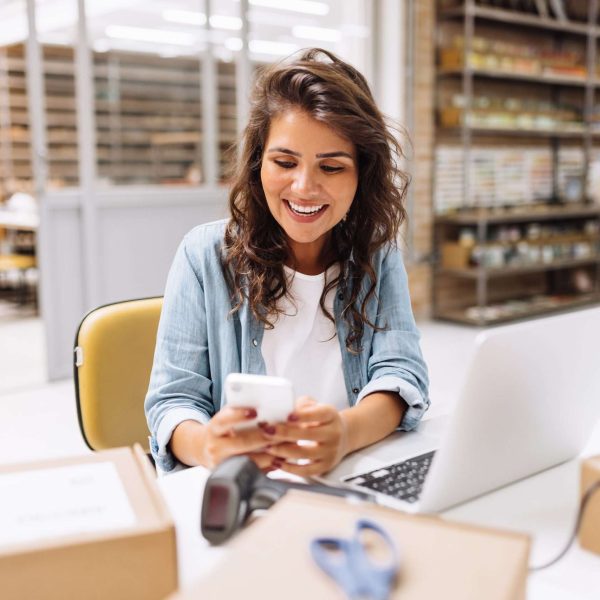 Small business owner reviewing tips to improve WordPress SEO" is error-free. It is a simple, clear, and concise sentence that conveys the idea of a small business owner looking for ways to enhance their WordPress website's search engine optimization (SEO).