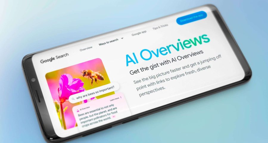 A photo of Google's AI Overviews feature
