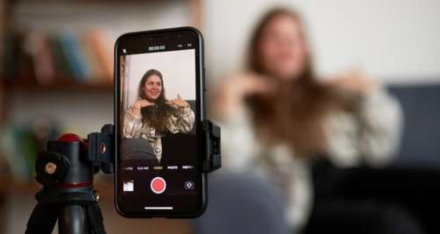 video on social media