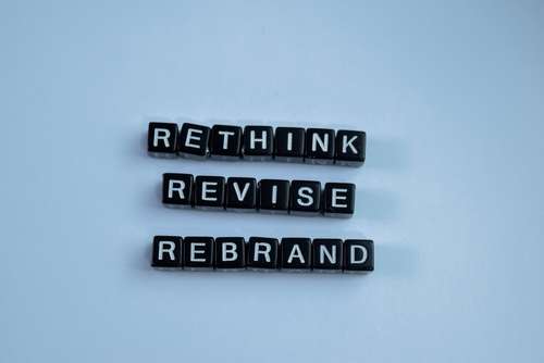 revise rethink rebrand
