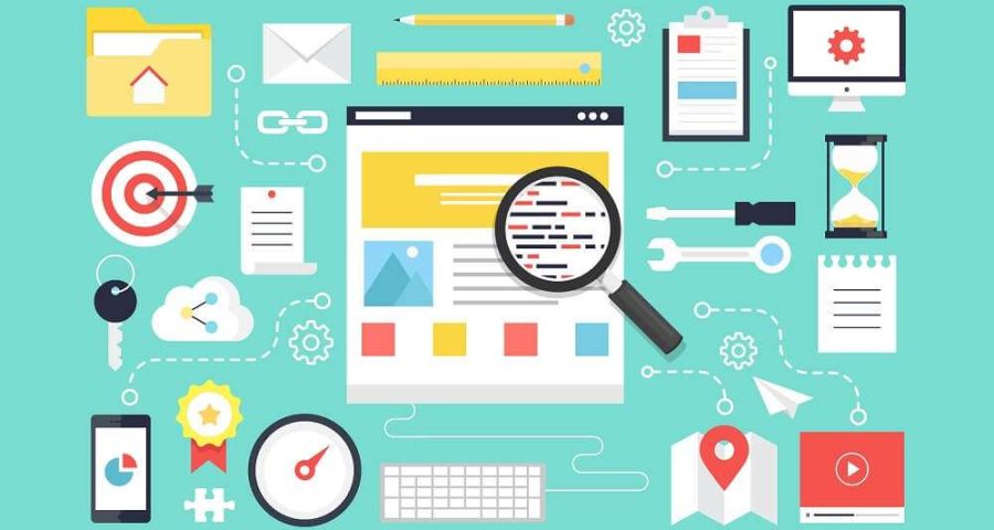 backlinks and SEO concept