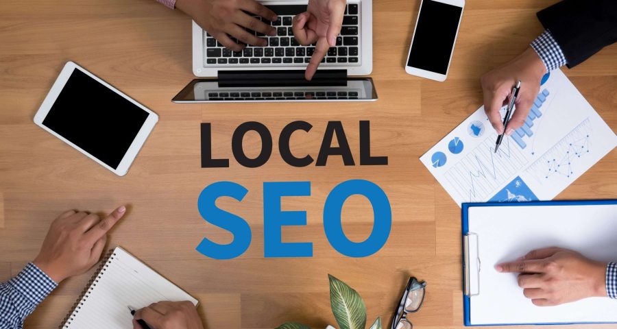 Local SEO written around people working on analytics