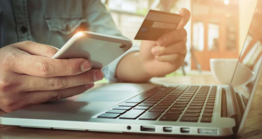 Buying online items with credit card