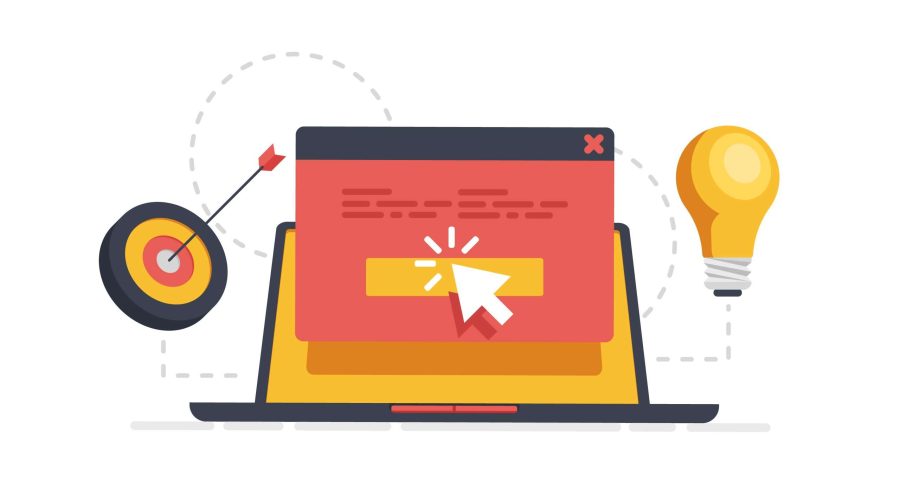 website pop up screen