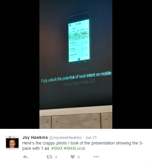 Joy Hawkins   JoyanneHawkins    Twitter